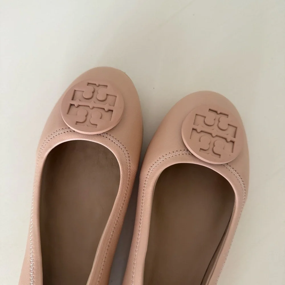 Tory Burch Minnie Travel Ballet Flats 9.5 - Picture 4 of 8